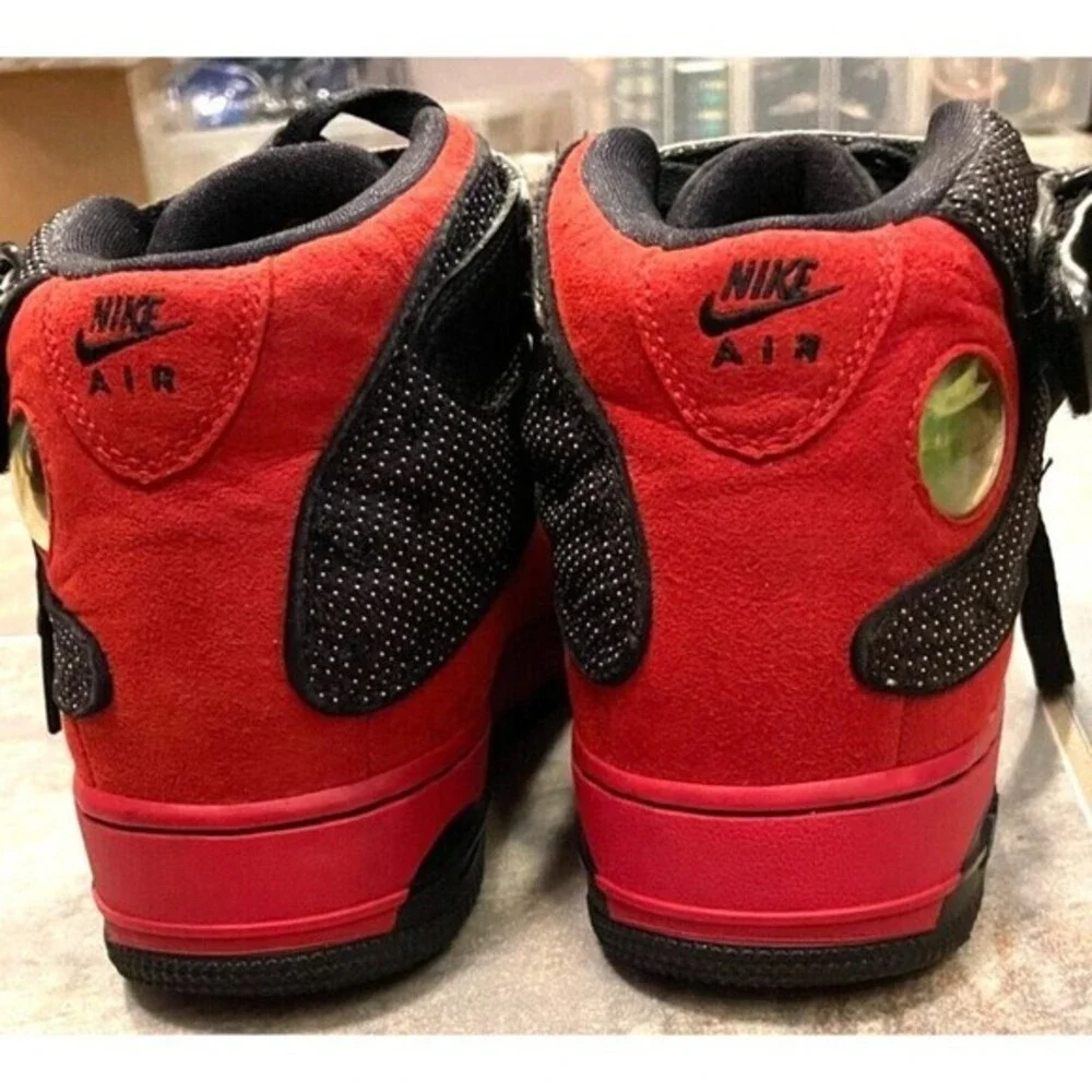 Nike Air‎ Jordan Fusion Bred Shoes 375472-061 Black Red Size 6.5 Y Slightly used